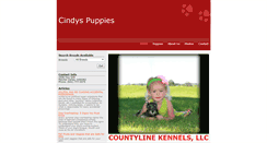 Desktop Screenshot of cindyspuppies.com